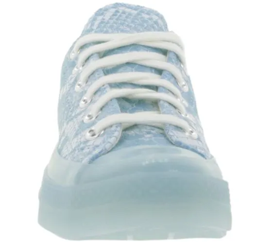 Converse x Golf Wang Chaussures basses cool baskets en cuir véritable Chuck 70 Ox Bleu/Blanc