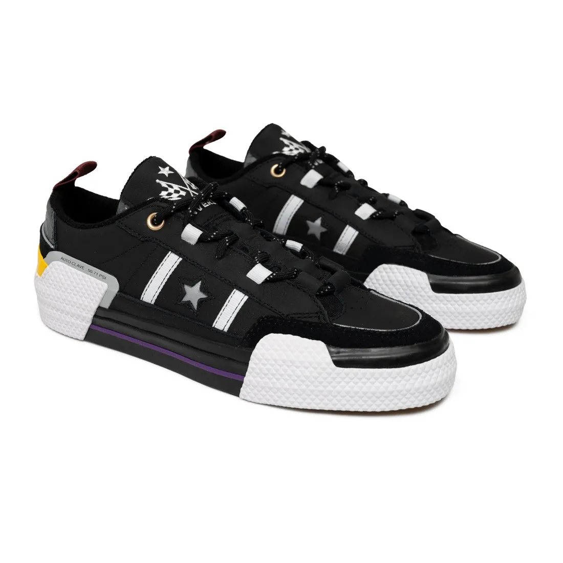 Converse x Ibn Jasper Men One Star Ox (black / white / spectra yellow)