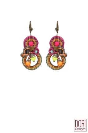 Corfu Multicolor Hoop Earrings