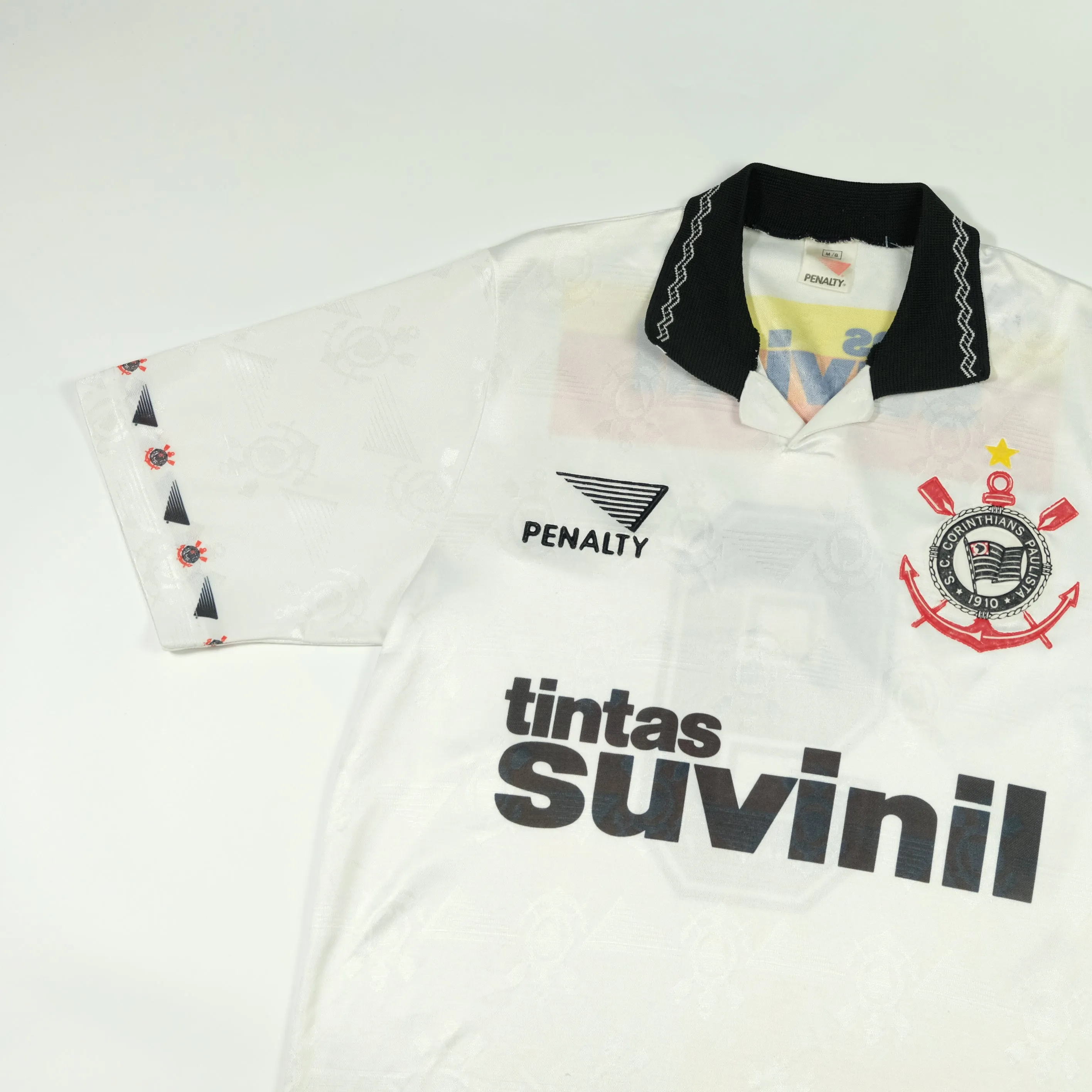 Corinthians (Brazil) Penalty Original 1995 Home Football Shirt Medium