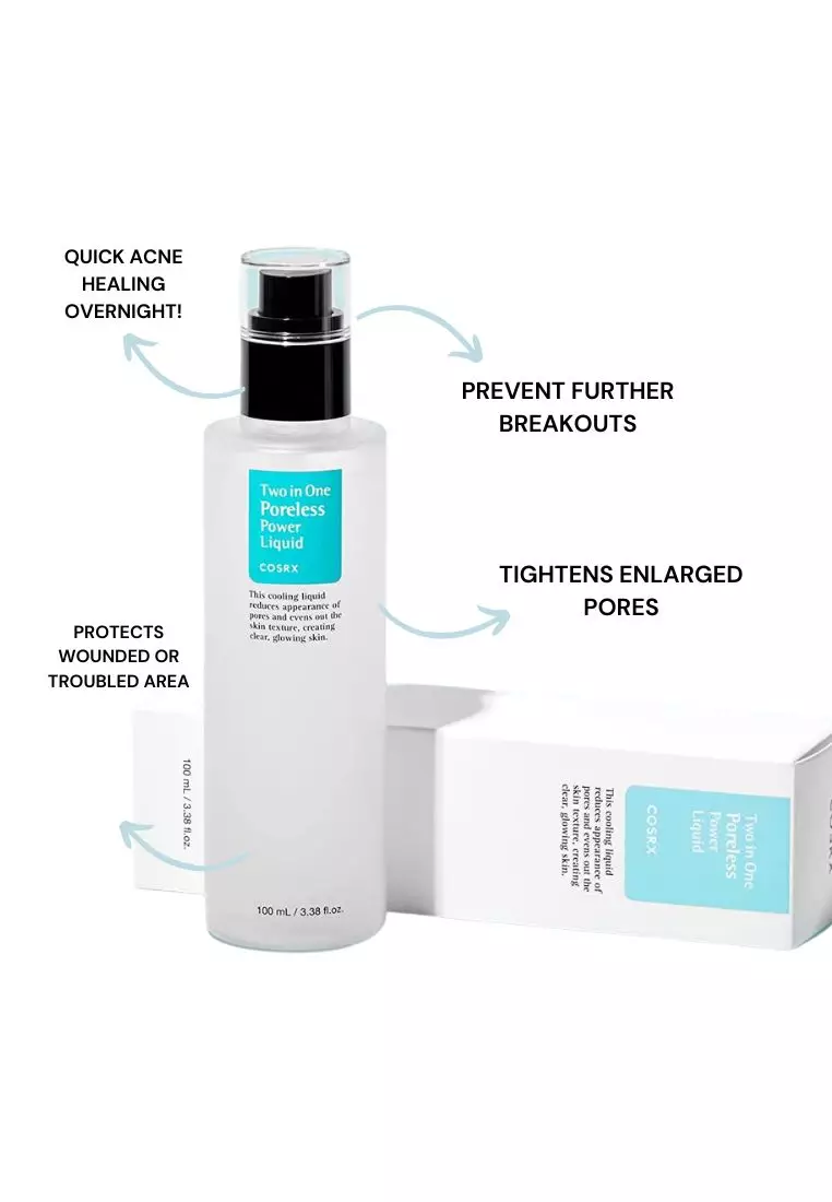 COSRX Cosrx 2 in 1 Poreless Liquid 100ml(Daily pore tightener, skin cooler Toner)
