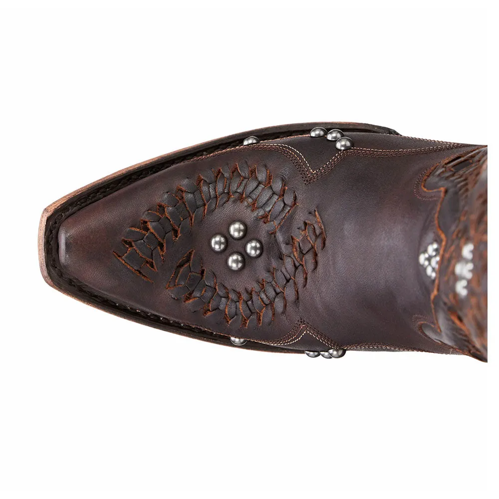 Cossette Studded Snip Toe Cowboy Boots
