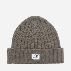 C.P. Company Merino Logo Beanie