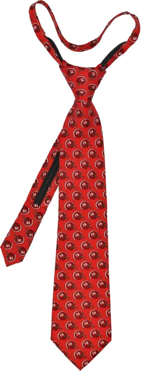 Crimson Helmet Zip Tie - Red