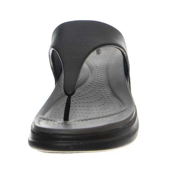 CROCS W' Crocs Boca Wedge Flip Black Sandals