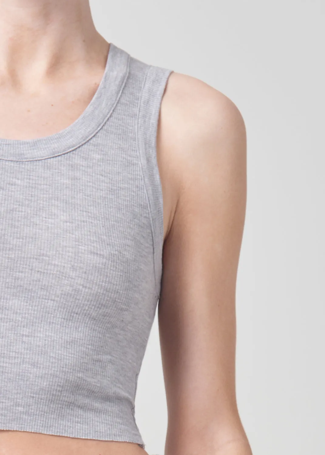 Cropped Poppy Tank