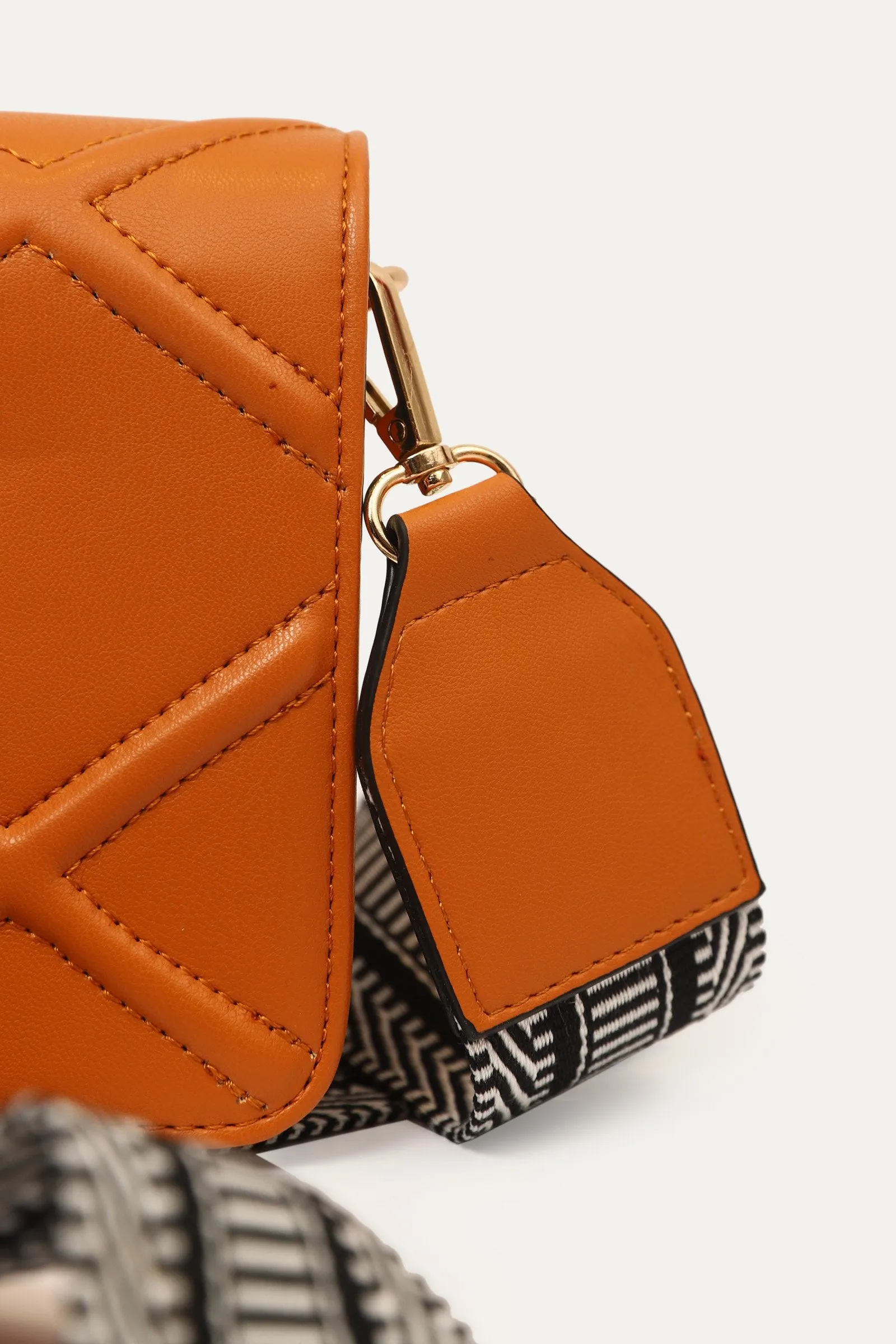 Cross Body Bag with a Canvas Strap