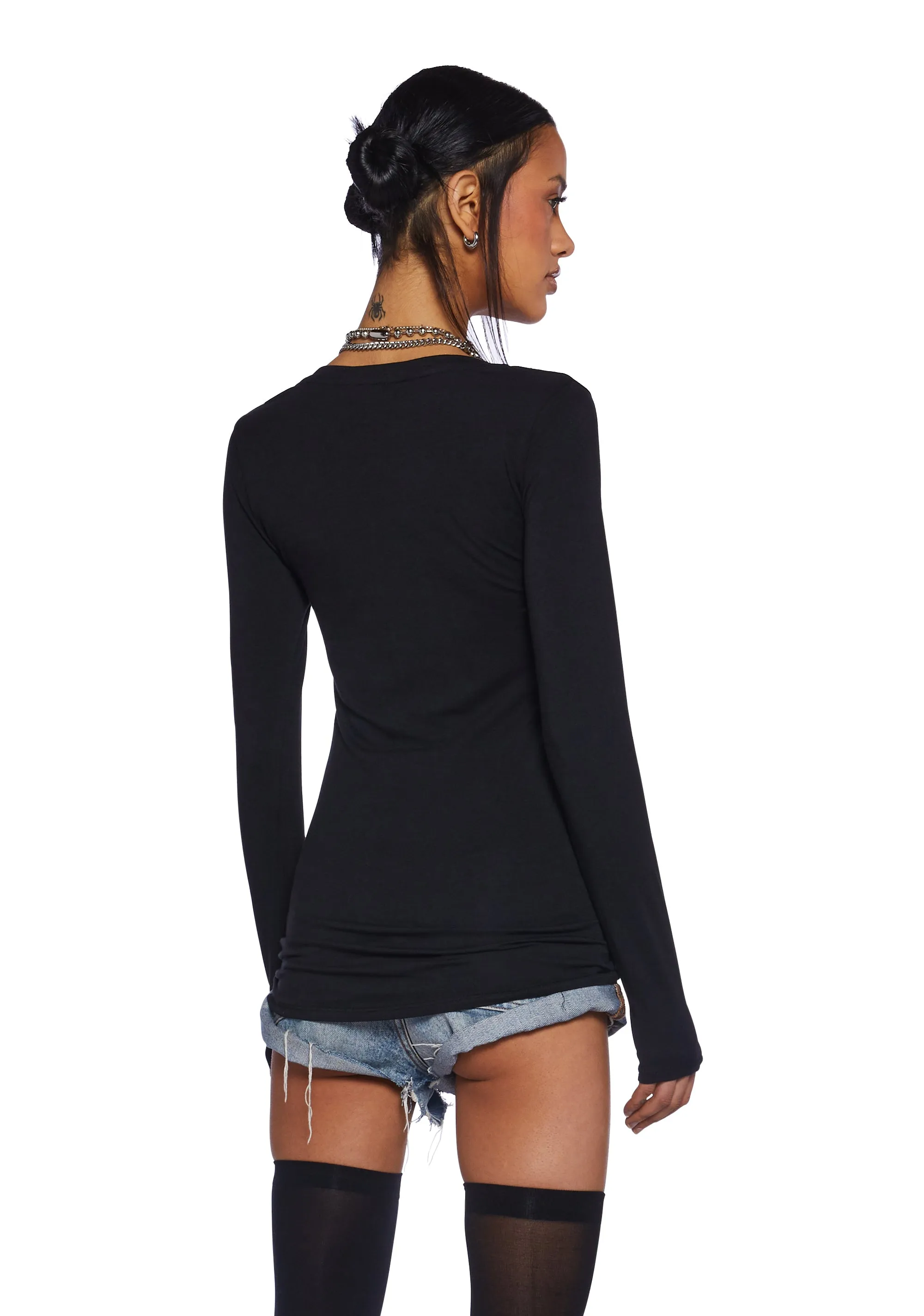 Crossfade Hooded Long Sleeve Romper - Ecru-