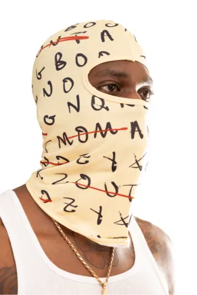 Crossword Ski-Mask(Cream)