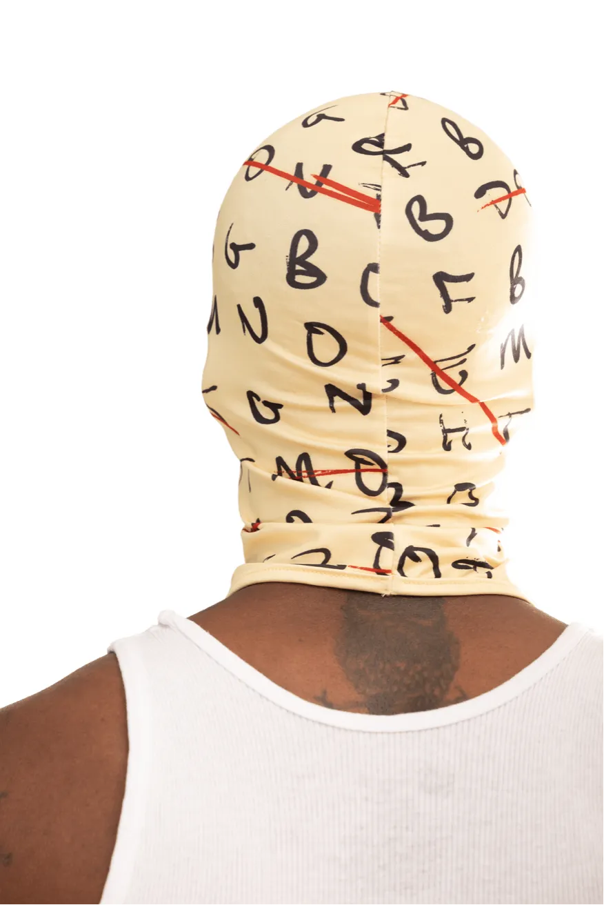 Crossword Ski-Mask(Cream)