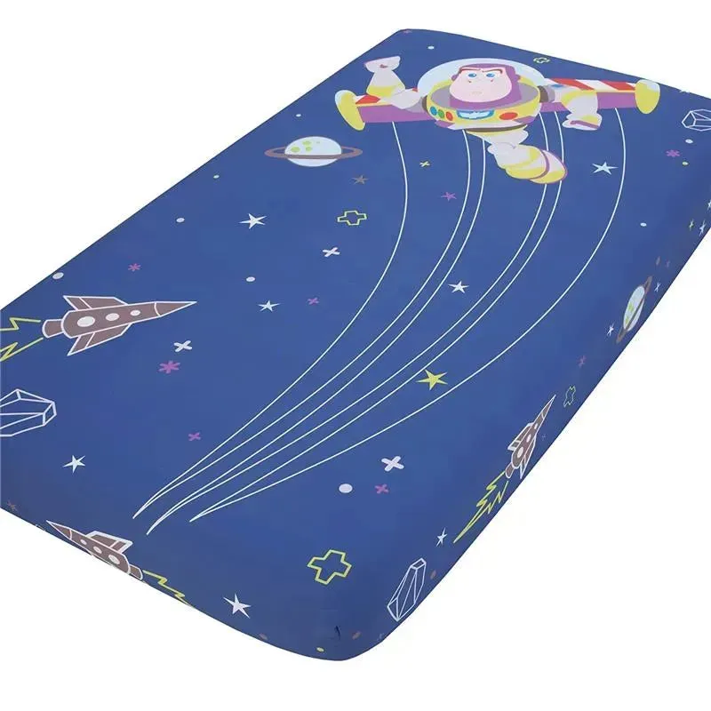 Crown Crafts - Disney Buzz Lightyear Photo Crib Fitted Sheet