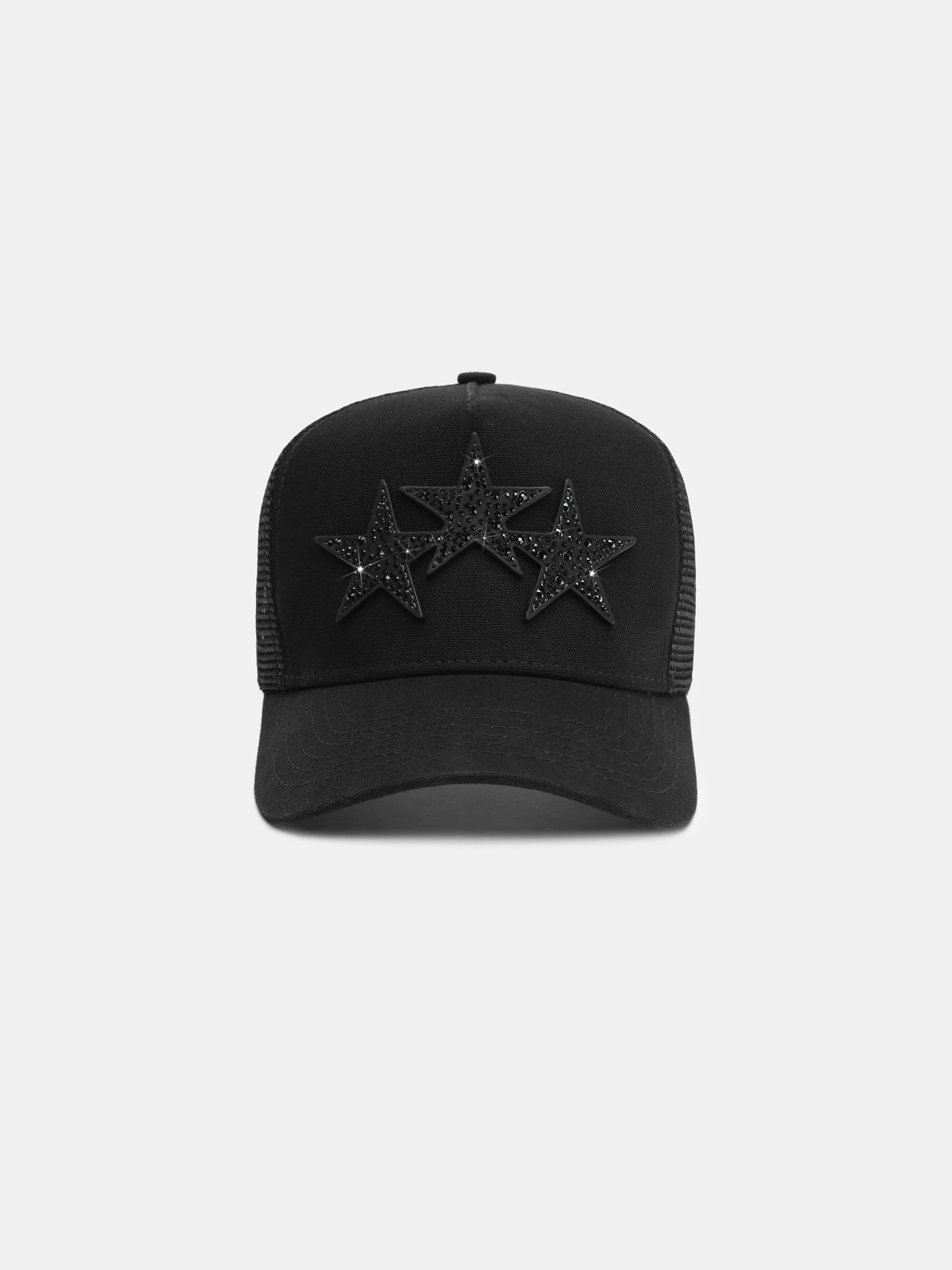 CRYSTAL 3 STAR TRUCKER HAT