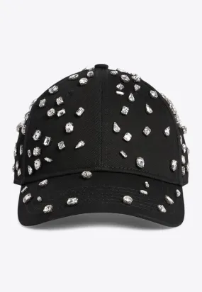 Crystal Embellished Baseball Cap
