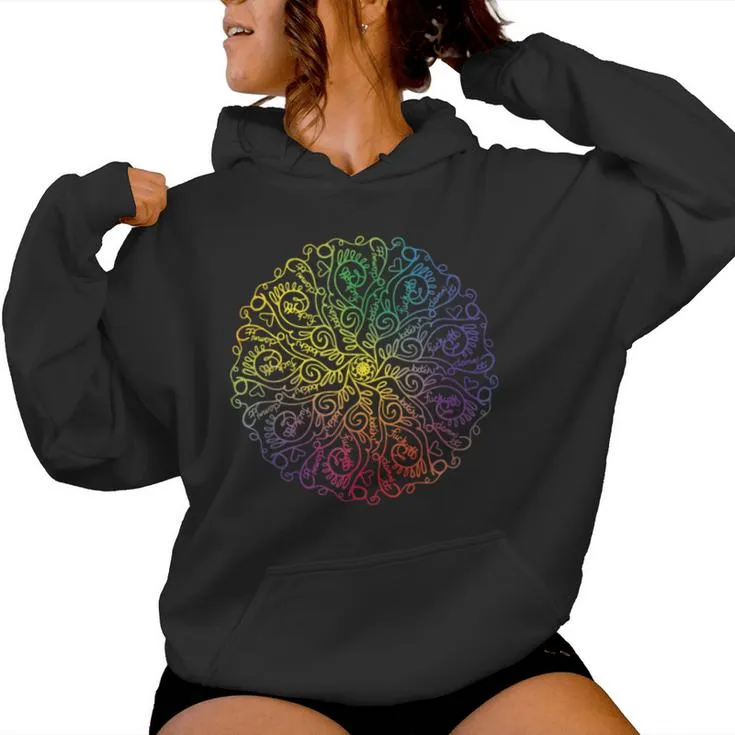 Curse Word Mandala Graphic T For Women Women Hoodie