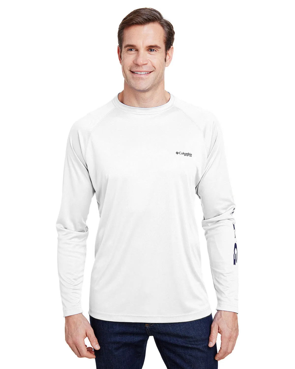 Custom Embroidered Columbia 1388261 Men Terminal Tackle Long-Sleeve T-Shirt