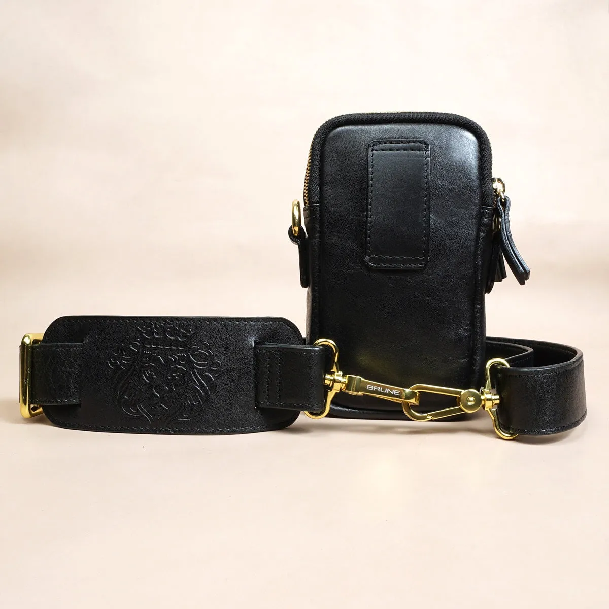 Customized black Cross-body Bag