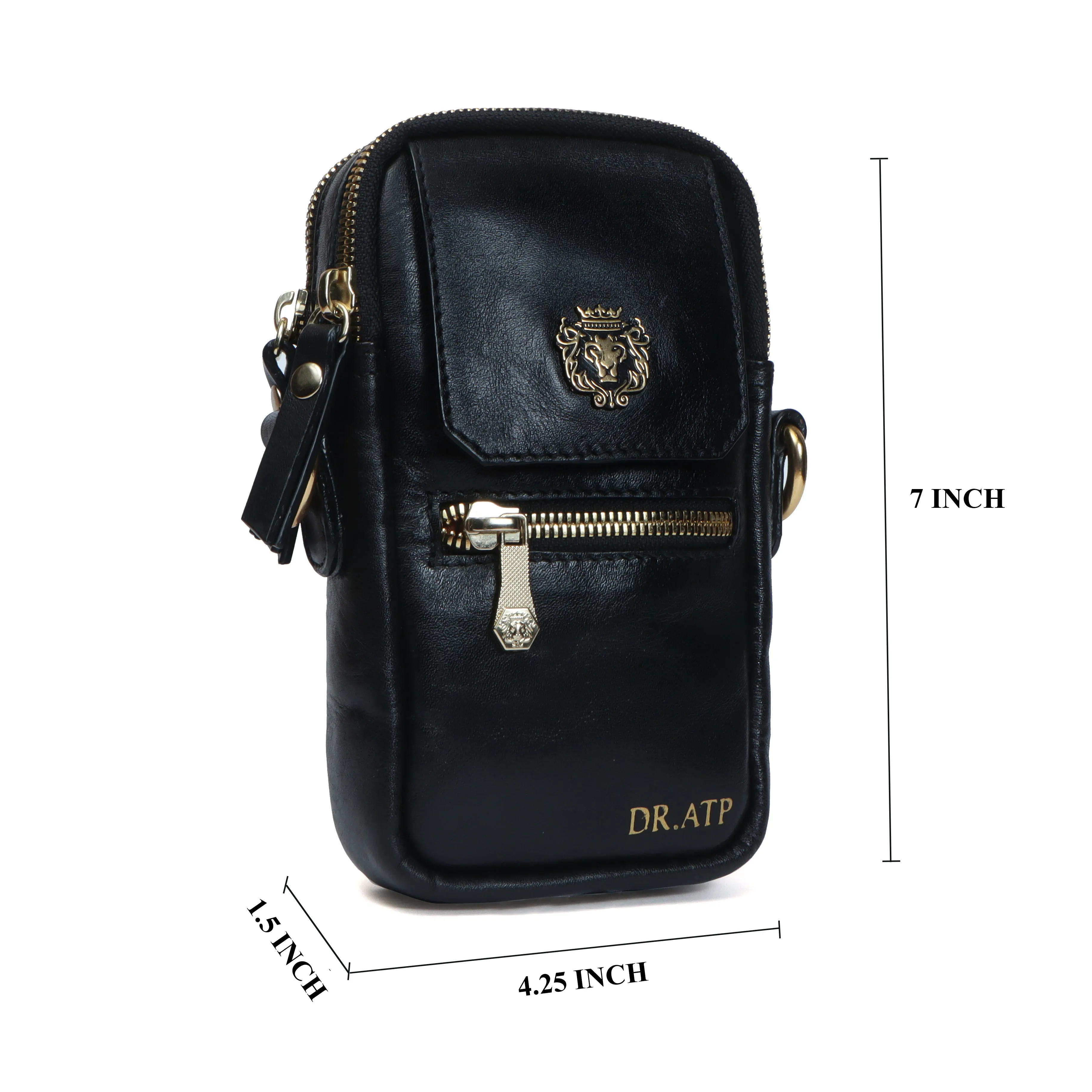 Customized black Cross-body Bag