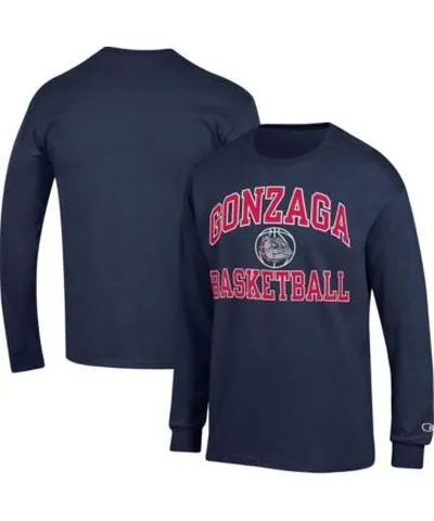 Cutter & Buck Men's Gonzaga University Bulldogs NCAA Gonzaga Bulldogs Basketball Icon Long Sleeve T-Shirt