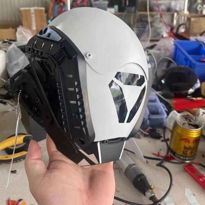 Cyberpunk Helmet White