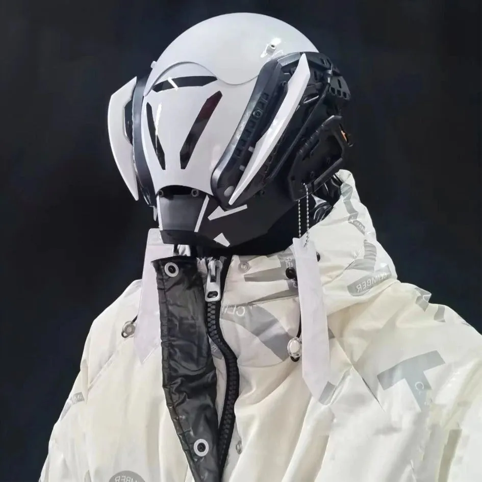 Cyberpunk Helmet White