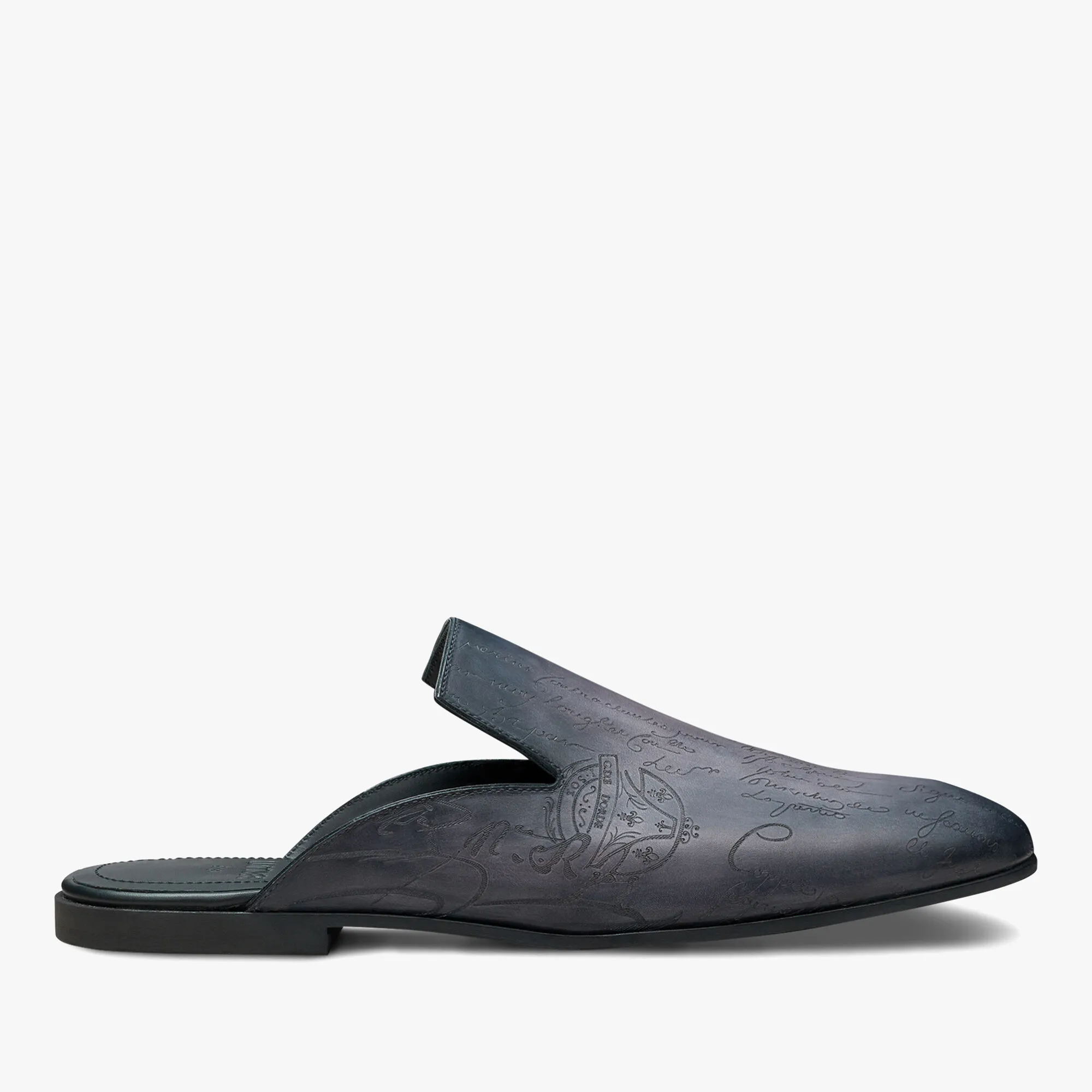 Cyrus Scritto Leather Slipper