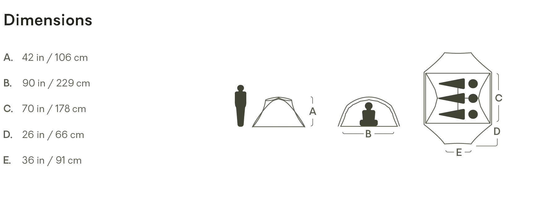 Dagger OSMO 3P Lightweight Backpacking Tent