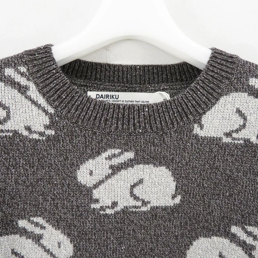 【DAIRIKU/ダイリク】Rabbit Tite Pullover Knit 24AWK-5