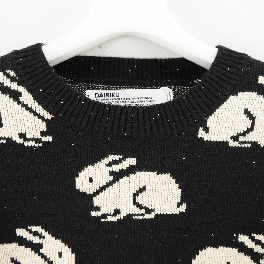 【DAIRIKU/ダイリク】Rabbit Tite Pullover Knit 24AWK-5