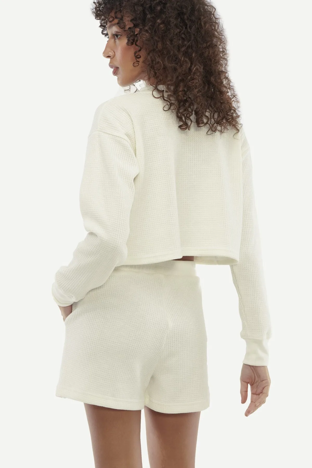 Dakota Thermal Shorts - Panna Cotta