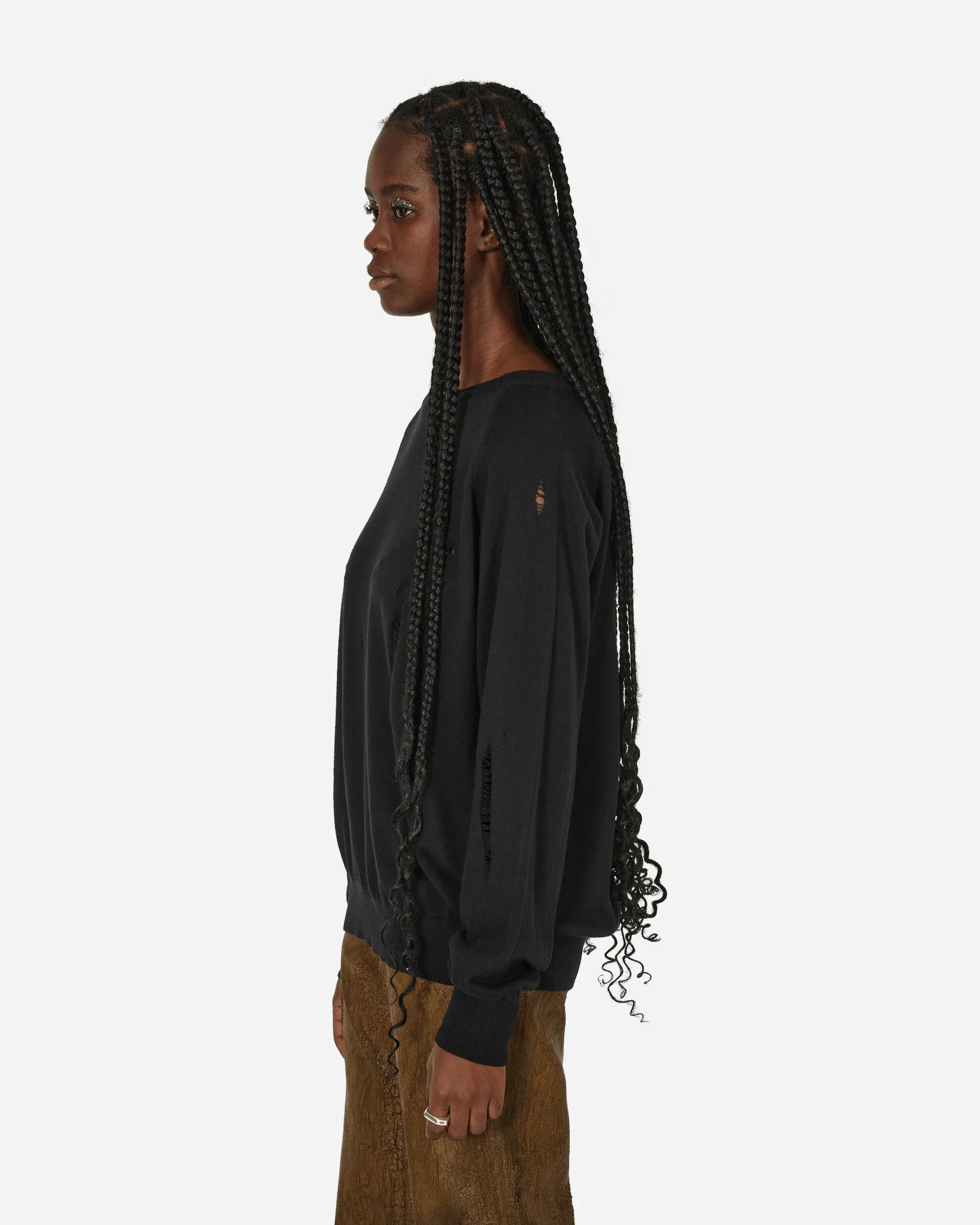 Damaged Jumper Black