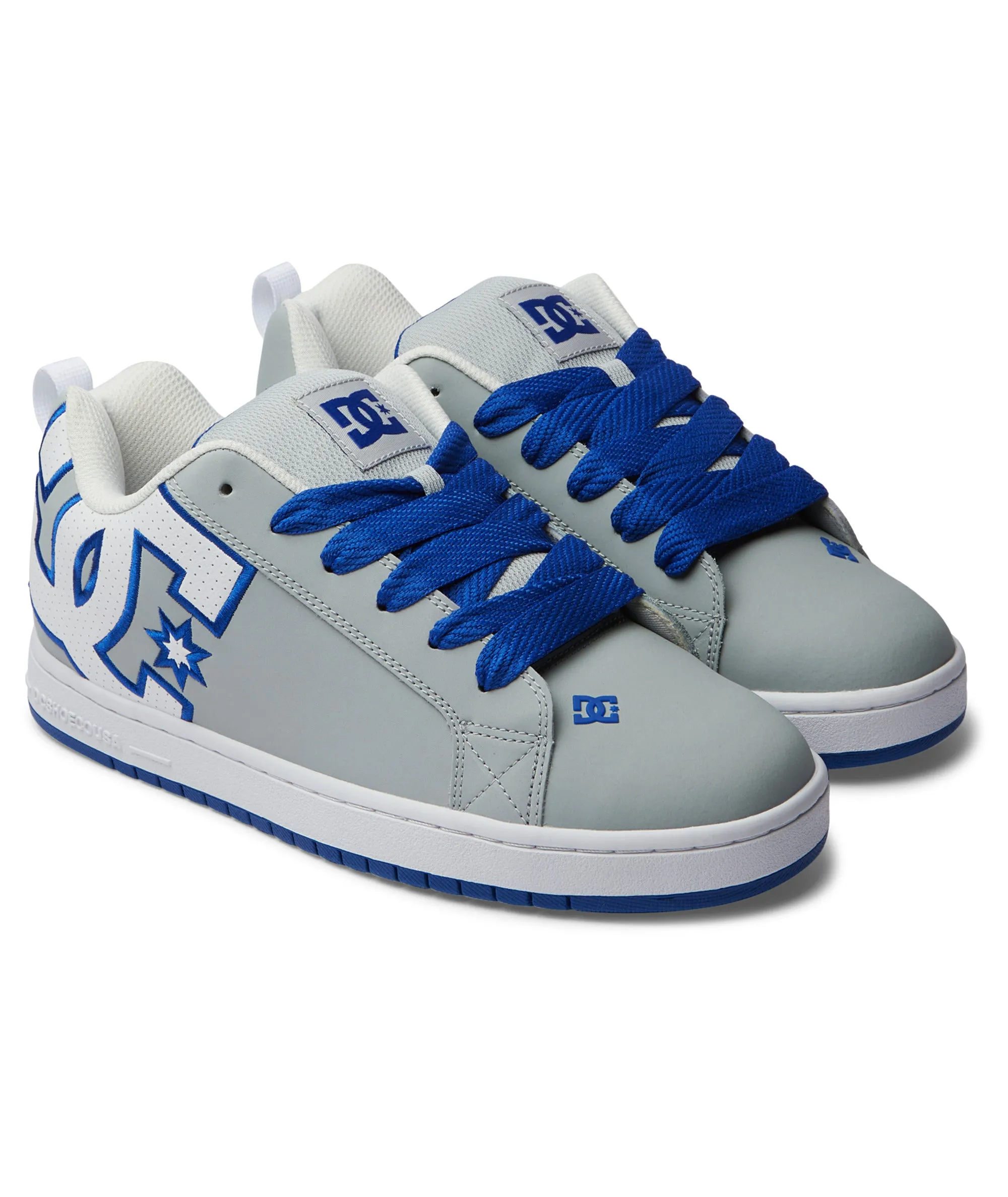 DC Shoes Mens Court Graffik Leather Trainers