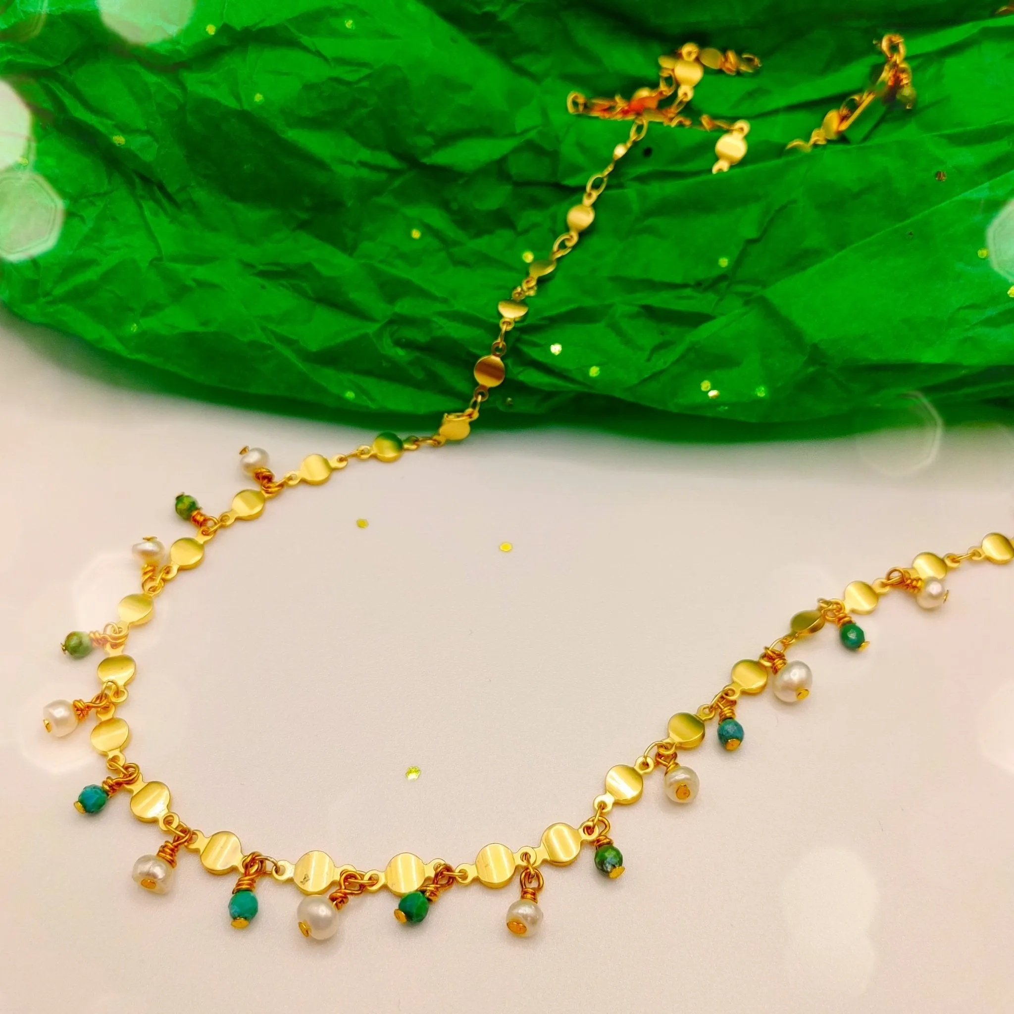 Deco Gold Chain Necklace