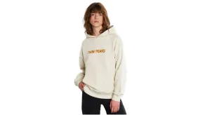 Dedicated Hoodie Sundborn Twin Peaks Logo Oat White