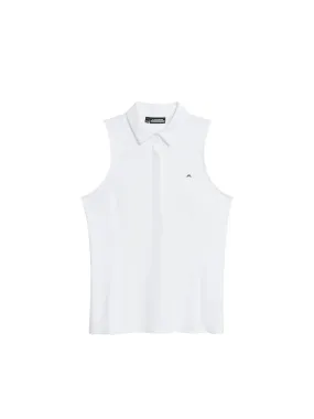 Dena Sleeveless Top / White