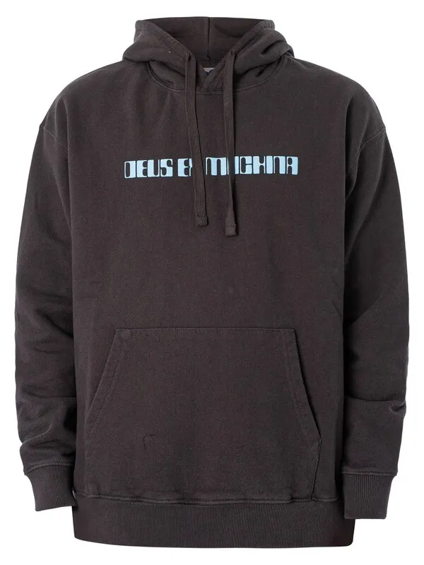 Deus Ex Machina Oversized RVR Tech Pullover Hoodie - Anthracite
