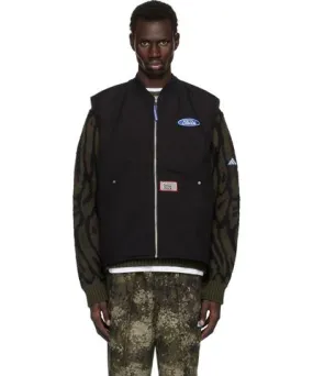 DEVÁ STATES Black Faith Work Vest