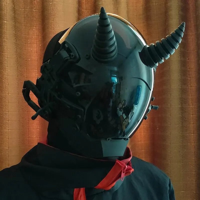 Devil Cyberpunk Helmet