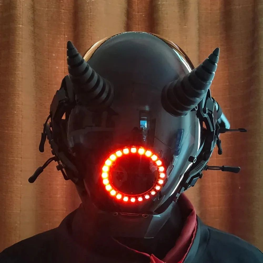 Devil Cyberpunk Helmet