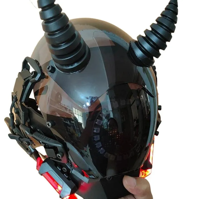 Devil Cyberpunk Helmet