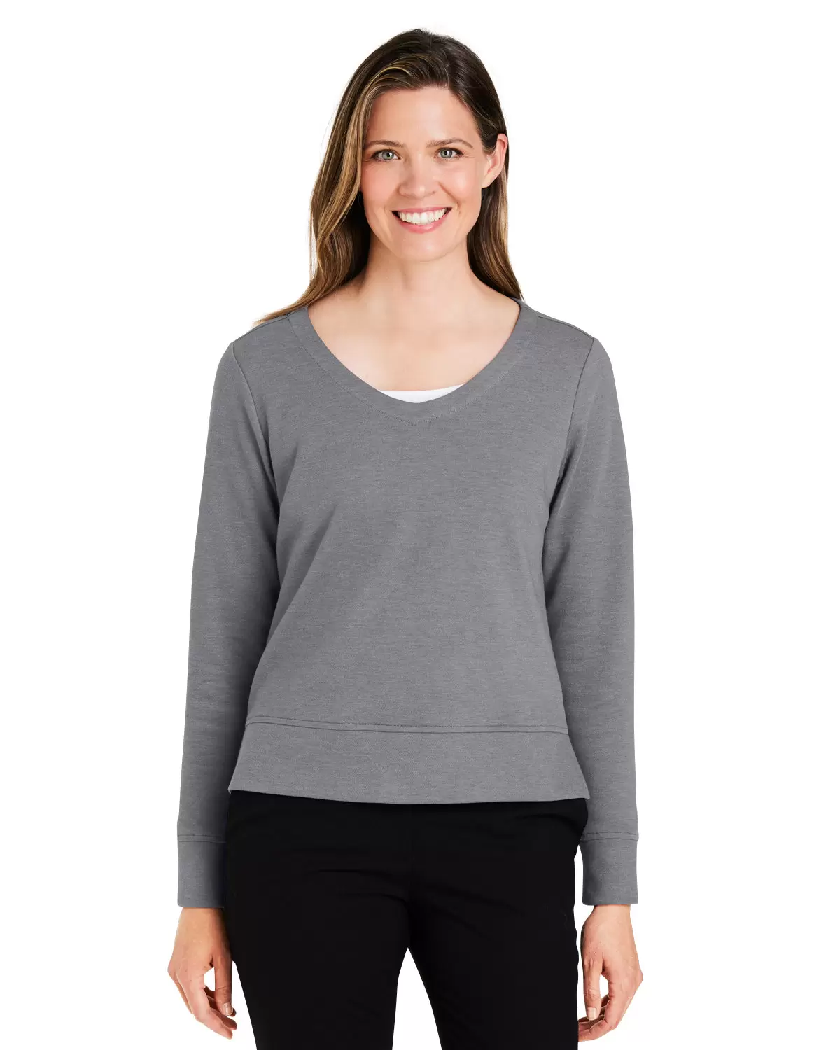 Devon and Jones DG482W Ladies' New Classics™ Charleston Pullover SKU: DG482W