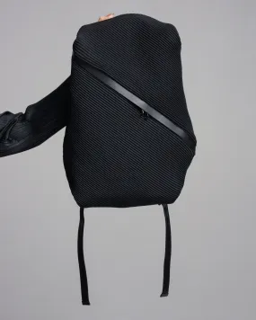 Diagonal Pleat Backpack