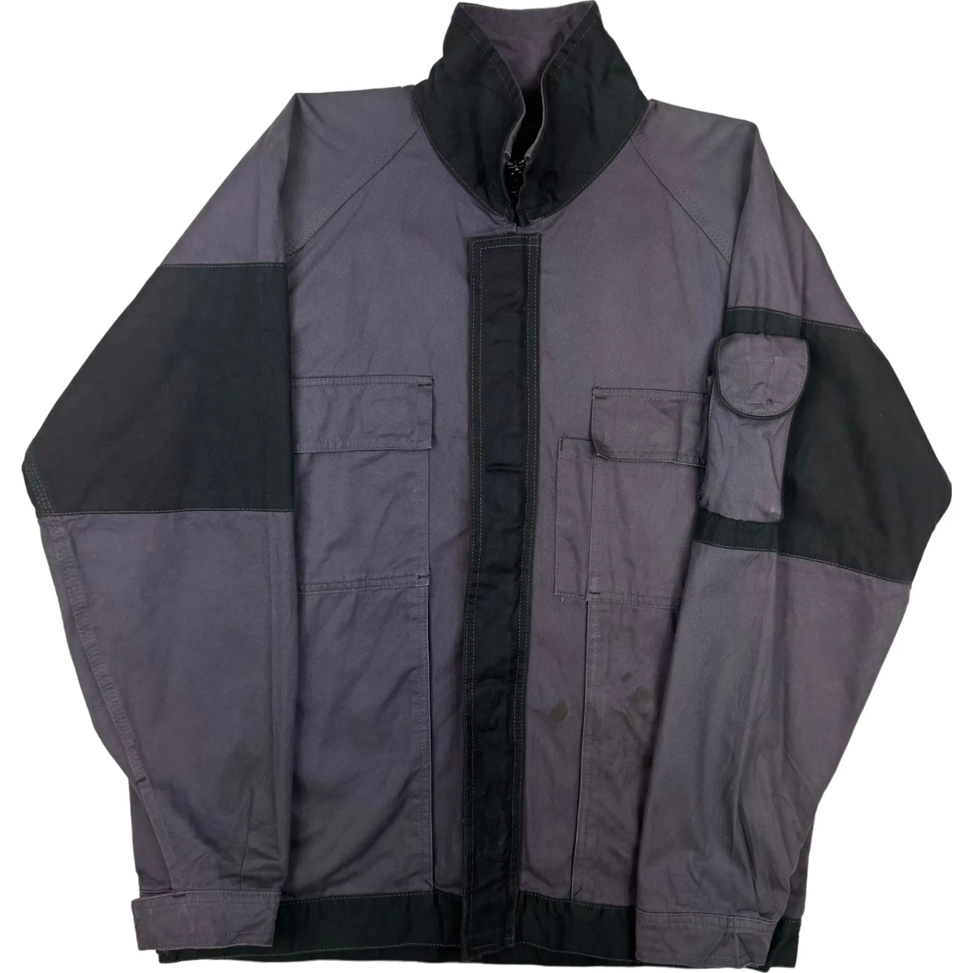Dickies Grafter Two Tone Workwear Jacket Grey Black