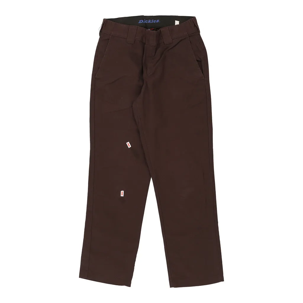 Dickies Trousers - 30W 30L Brown Cotton Blend