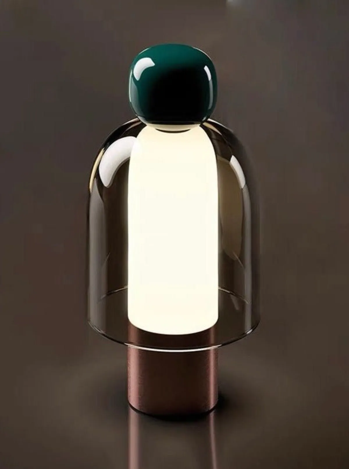 Dimmable Portable Cute Whimsy Eclectic Modern Easy Peasy Night Light Table Lamp - Flamingo/Chesnut/Kelp/Lagoon