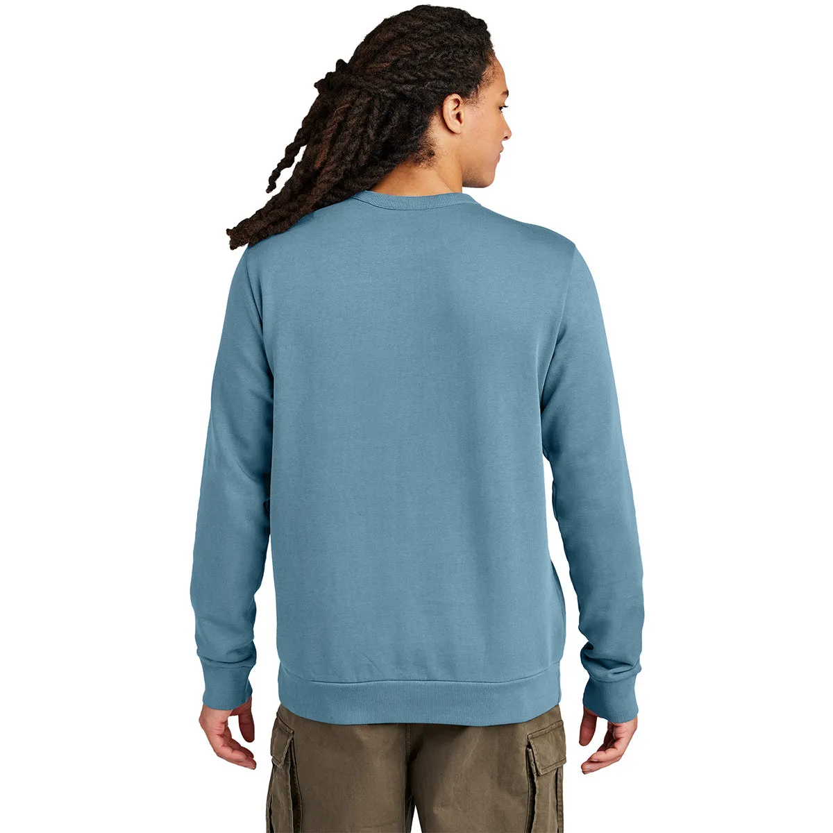 District Men's Dusk Blue Wash Fleece Crew