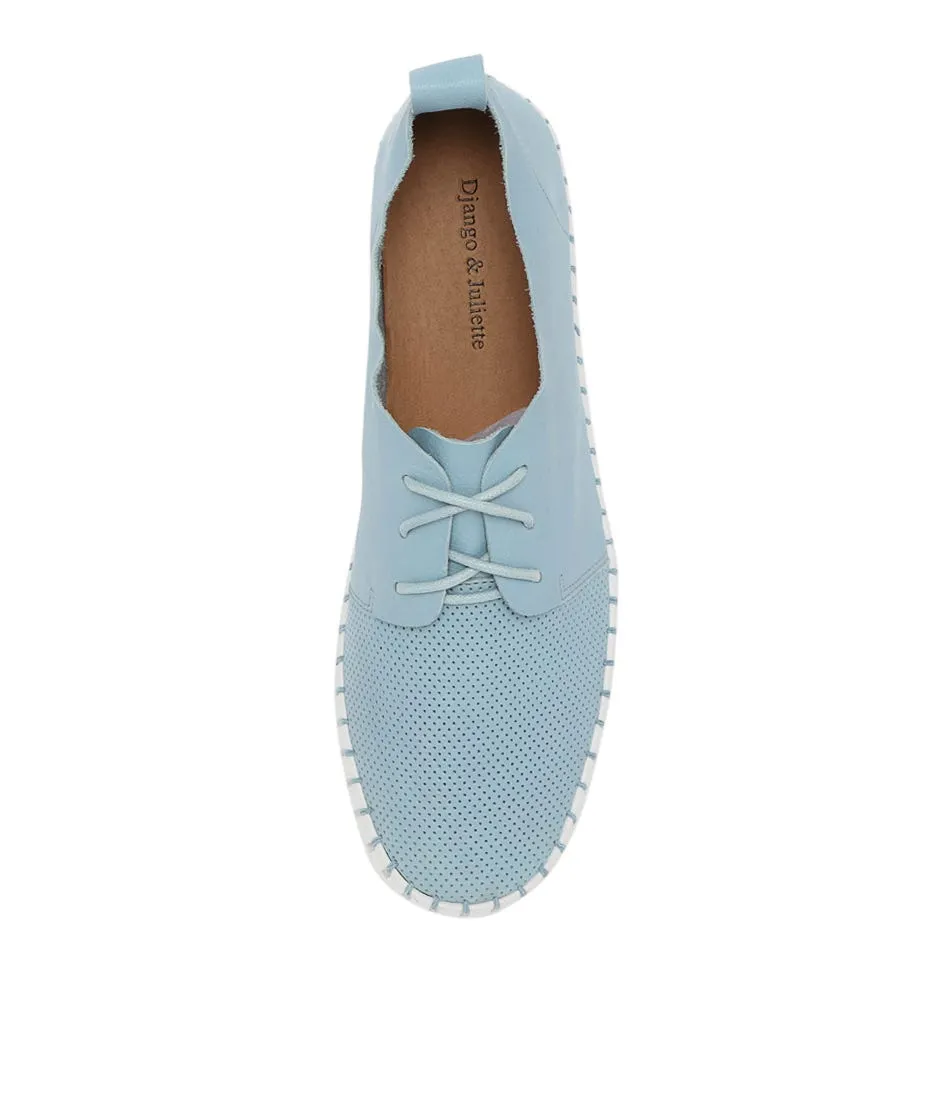 DJANGO & JULIETTE Batu Denim Leather Sneakers Ws