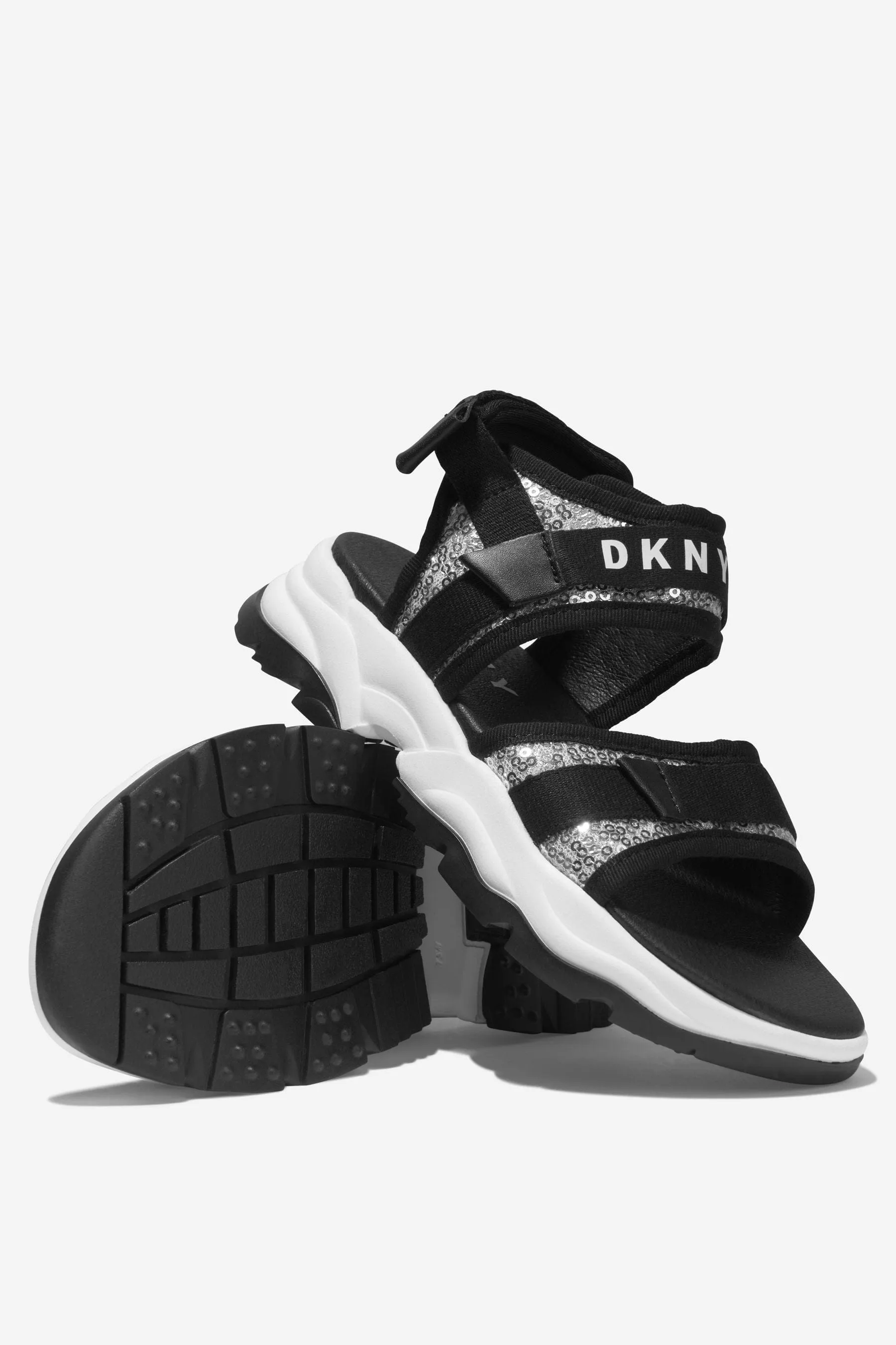 DKNY - Girls Bicolour Logo Sandals | Childsplay Clothing