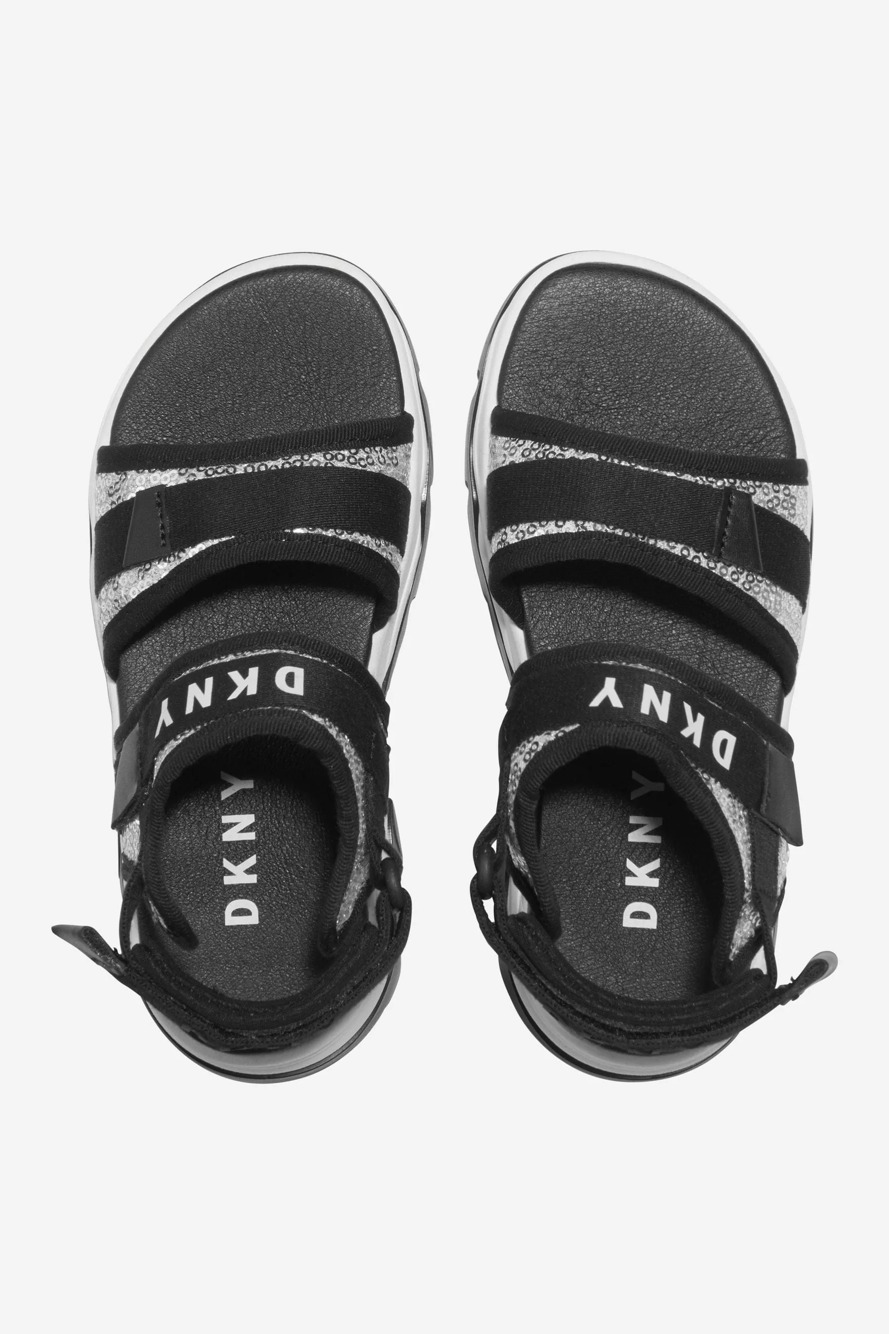 DKNY - Girls Bicolour Logo Sandals | Childsplay Clothing