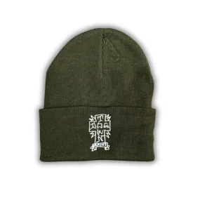 Dogtown Gonz Cross Beanie (Olive)