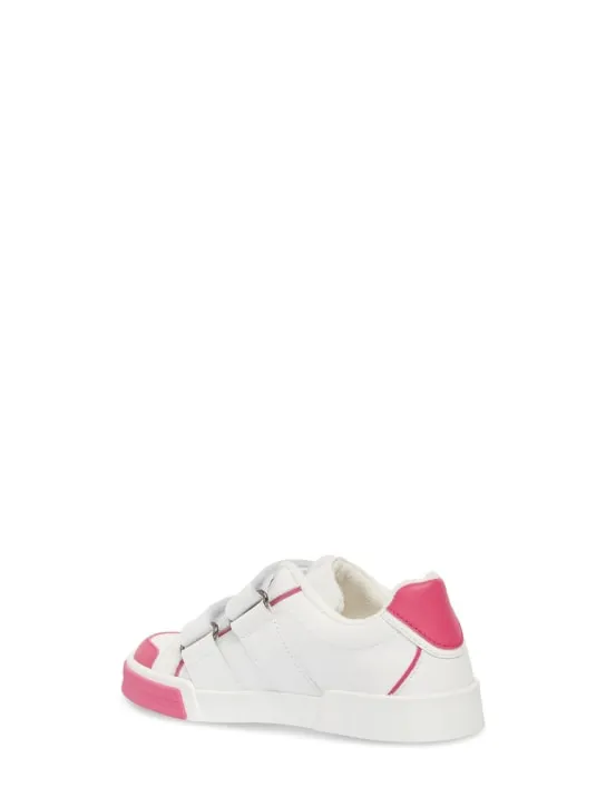 Dolce&Gabbana   Leather strap sneakers 